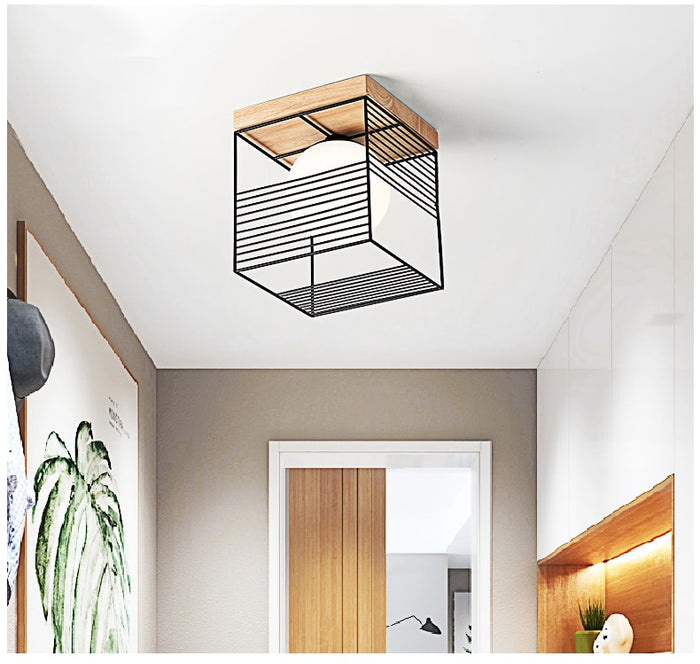 Decoramo Escher - Vintage Cage Ceiling Lights