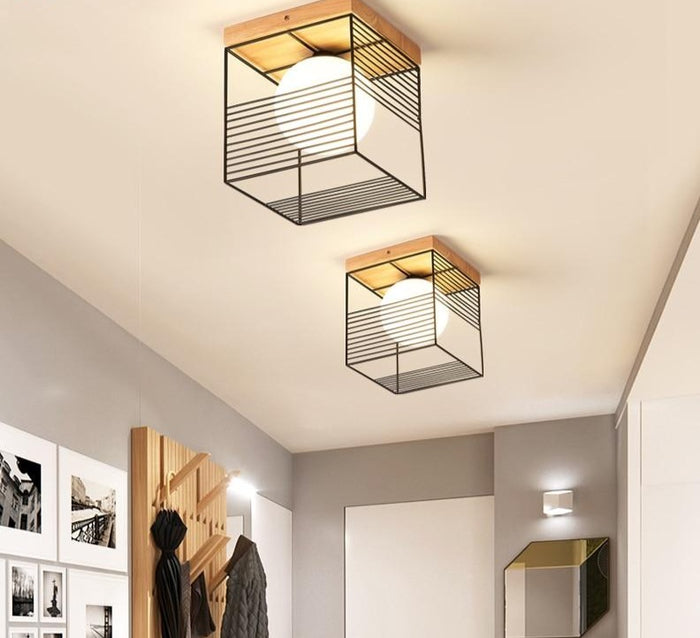 decoramo Escher - Vintage Cage Ceiling Lights