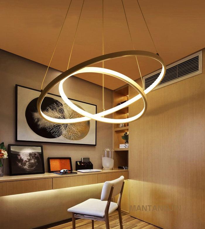 decoramo Indoor Modern Circular Ring Chandelier