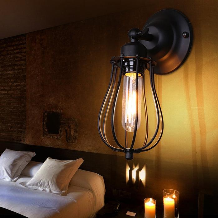 decoramo Industrial Droplet Cage Wall Lamp
