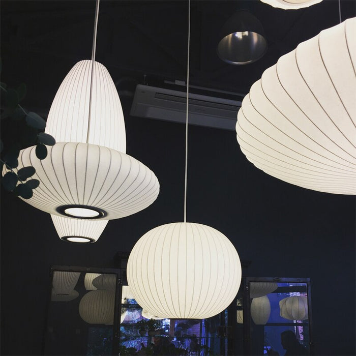 Decoramo Japanese Style Silk Shade Pendant Lights
