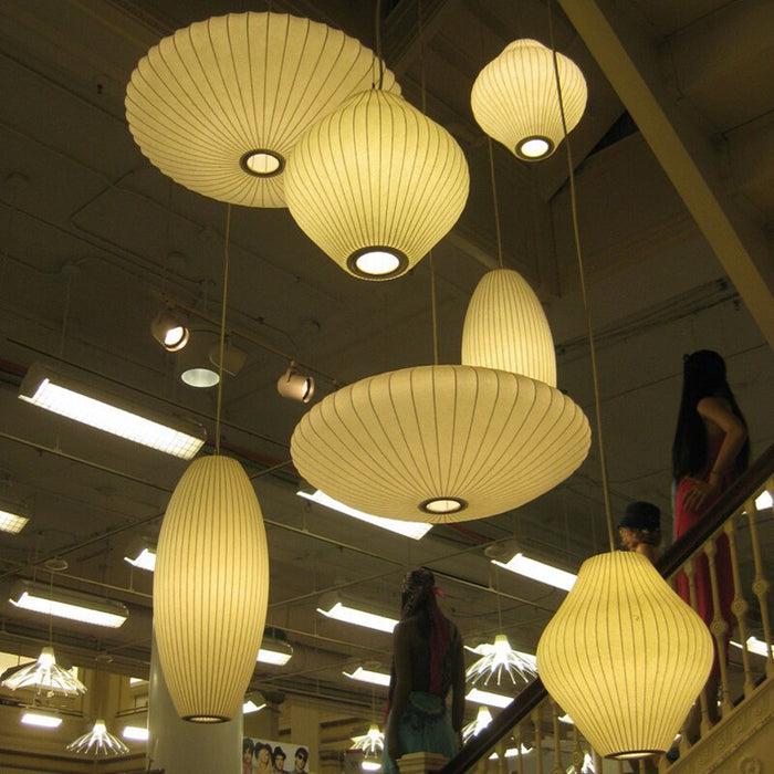 Decoramo Japanese Style Silk Shade Pendant Lights