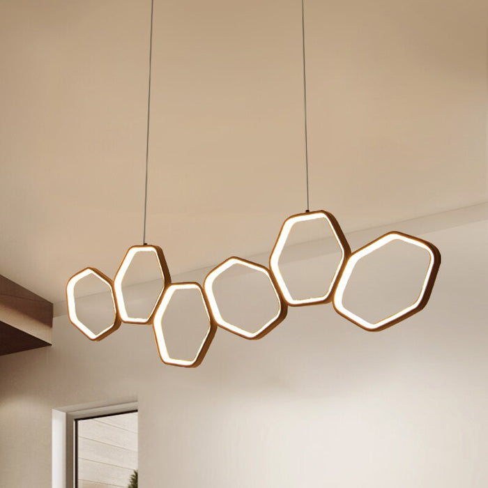 Decoramo Jocasta - Art Deco LED Geometric Chandelier