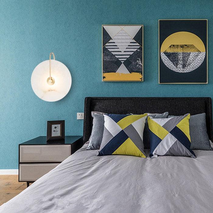 Decoramo Lalula - Marble Circular Wall Lamp