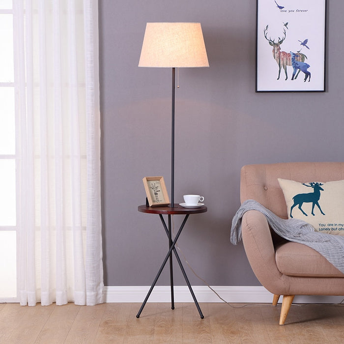 decoramo Lance - Modern Nordic End Table & Lamp