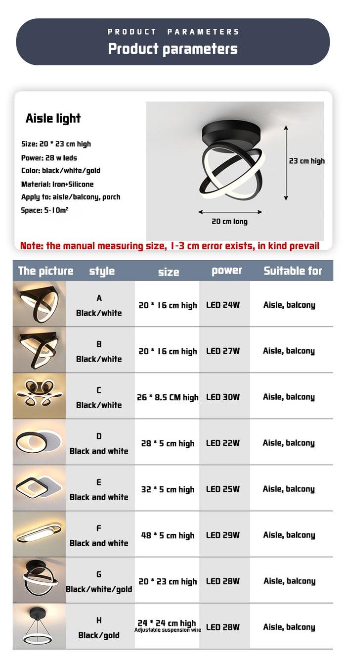 Decoramo LED Fixtures Ceiling Lamps