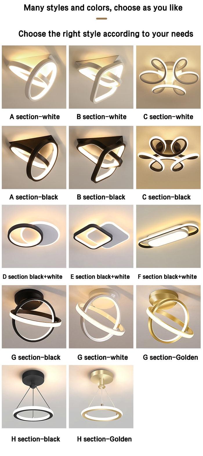 Decoramo LED Fixtures Ceiling Lamps