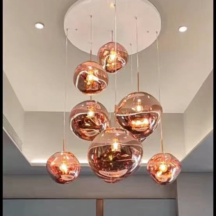 Decoramo Led Lava Glass Pendant Lights