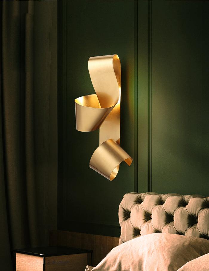 Decoramo LED Wall Decoration Golden Lamp