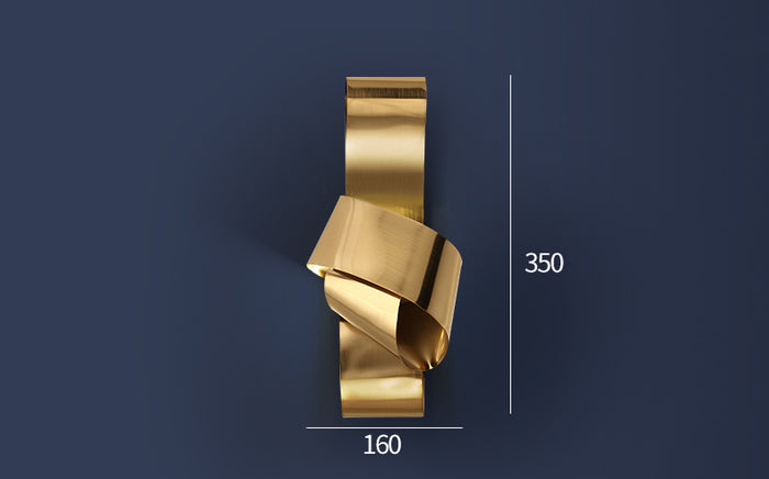 Decoramo LED Wall Decoration Golden Lamp