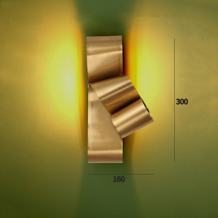 Decoramo LED Wall Decoration Golden Lamp