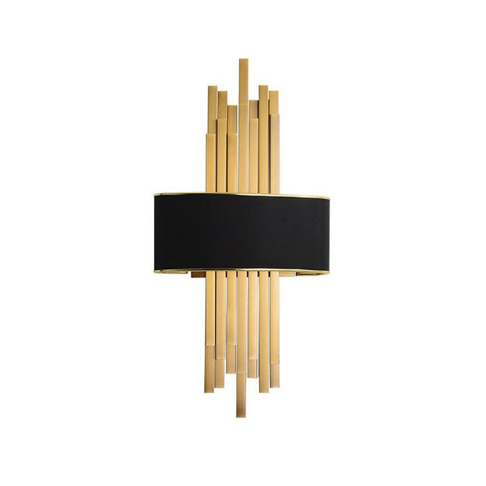 Decoramo Metal Gold Pipe Led Wall Lamp