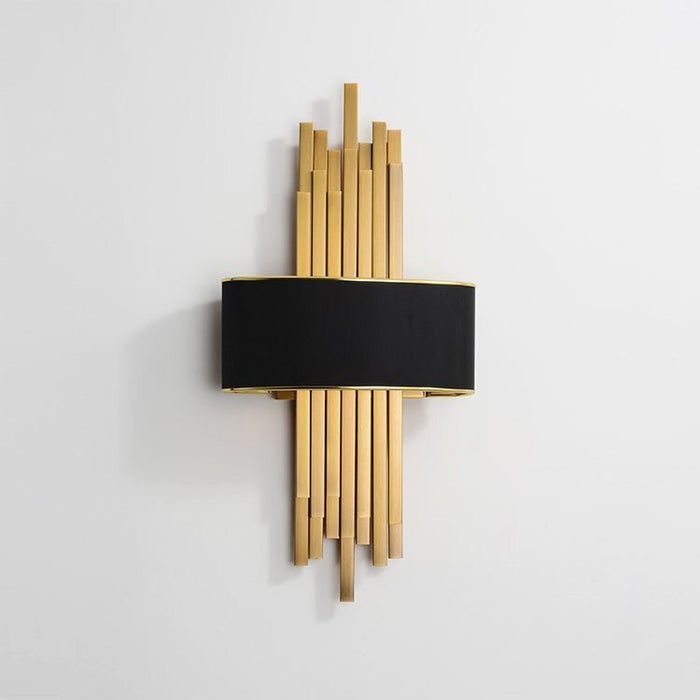 Decoramo Metal Gold Pipe Led Wall Lamp