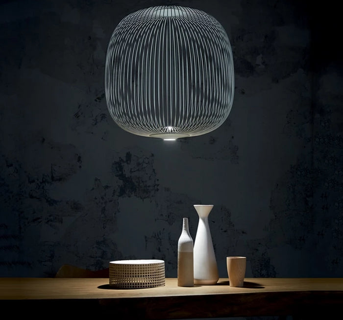 Decoramo Minis - Modern Cage Spokes Hanging Lamp