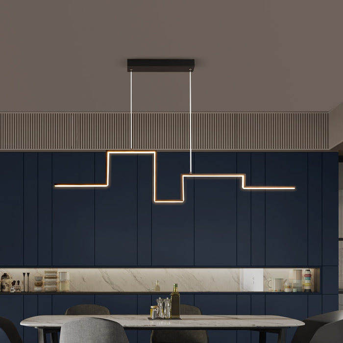 Decoramo Modern Chandelier Geometry Led Pendant