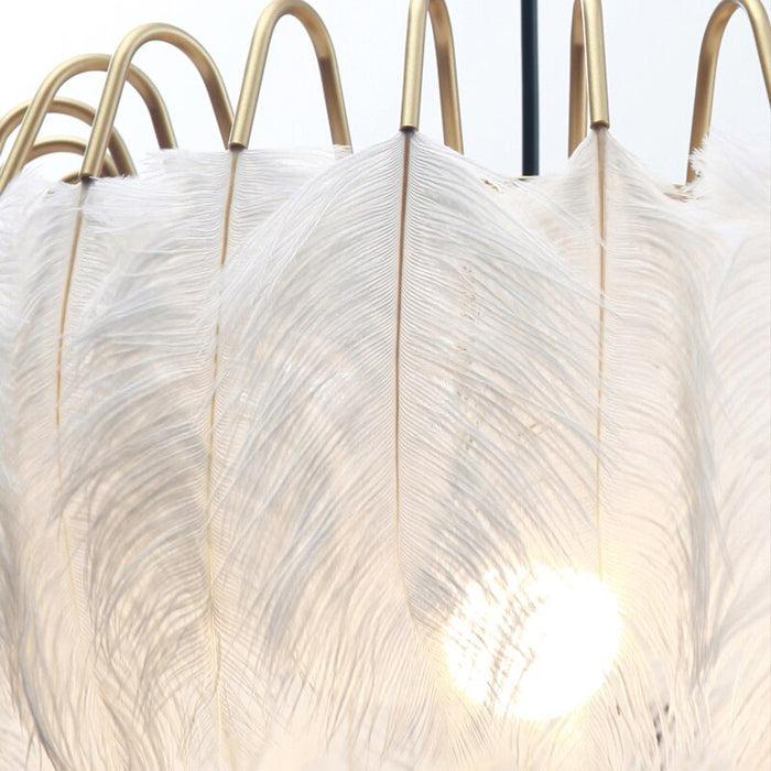 Decoramo Modern Feather Lamp Chandelier