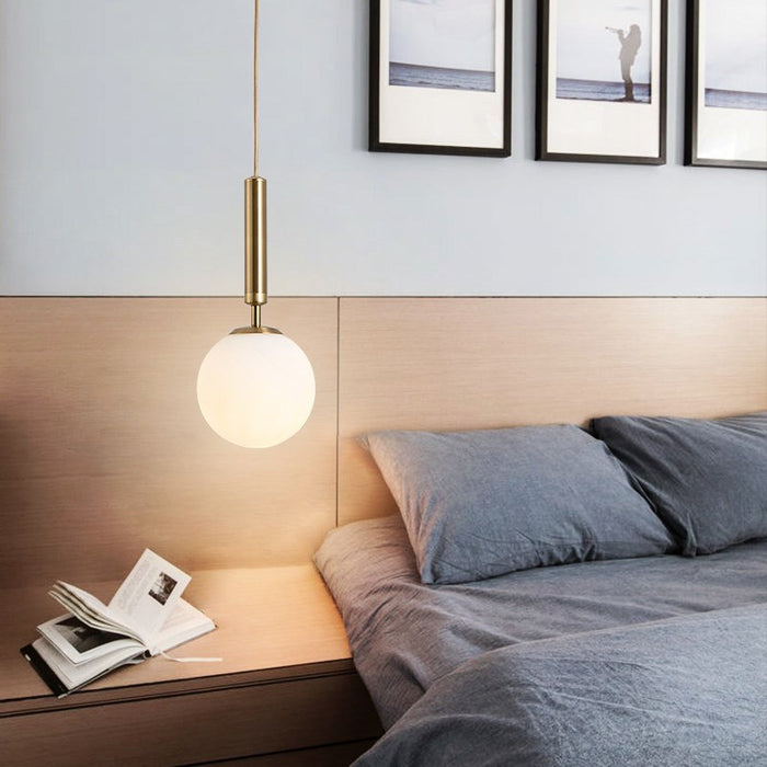 Decoramo Modern Glass Ball Led Pendant Light Lamp