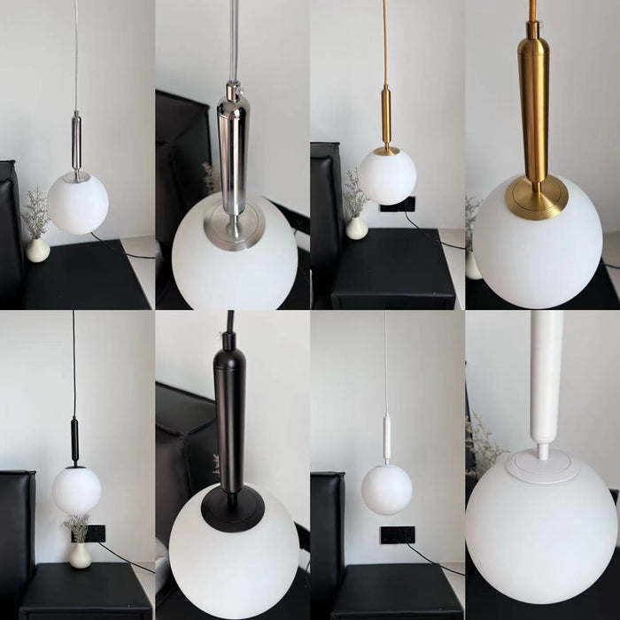 Decoramo Modern Glass Ball Led Pendant Light Lamp