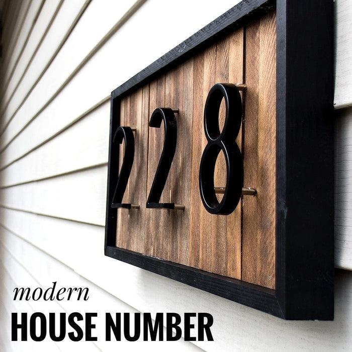 Decoramo Modern House Numbers