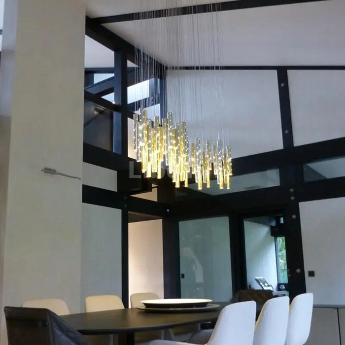 Decoramo Modern LED Chandelier Gold/Silver