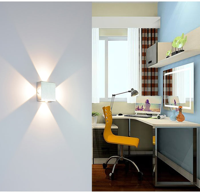 Decoramo Modern LED Cube Box Wall Lamp