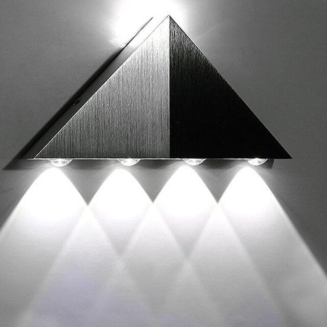 Decoramo Modern LED Triangle Wall Lamp