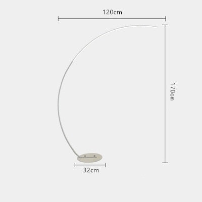 Decoramo Modern Nordic Arc Shape Floor Lamp