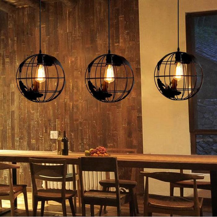 decoramo Modern Nordic World Globe Hanging Light