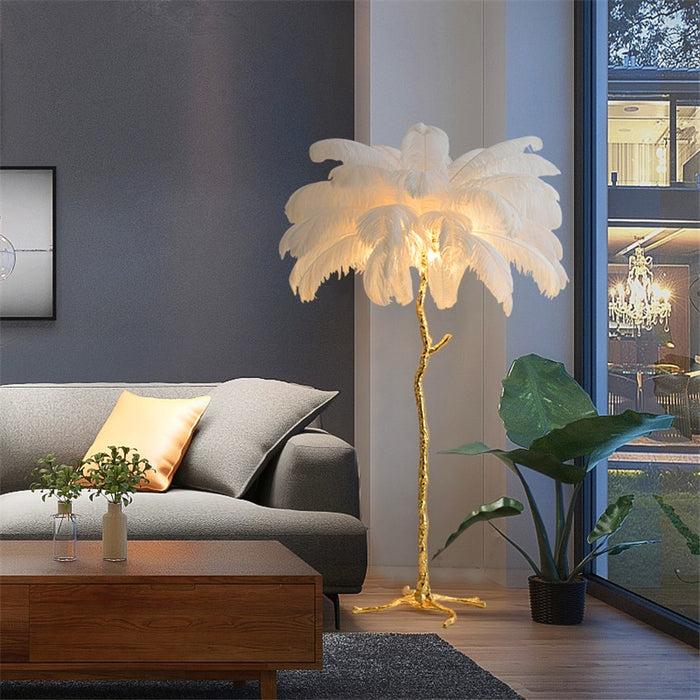 decoramo Multi-Feather Floor Lamp