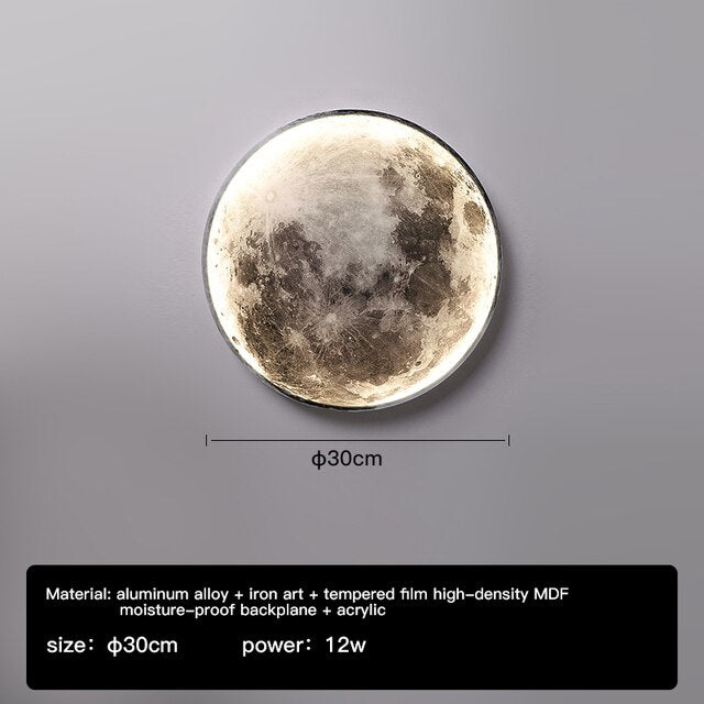 Decoramo New Universal Moon Bedroom Wall Lamp
