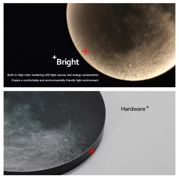 Decoramo New Universal Moon Bedroom Wall Lamp