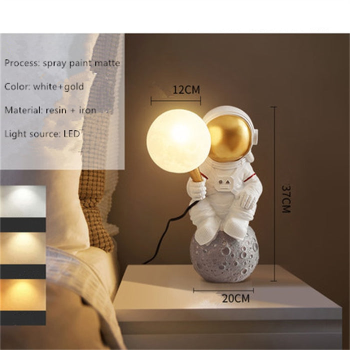 Decoramo Nordic LED Astronaut Moon Lamp