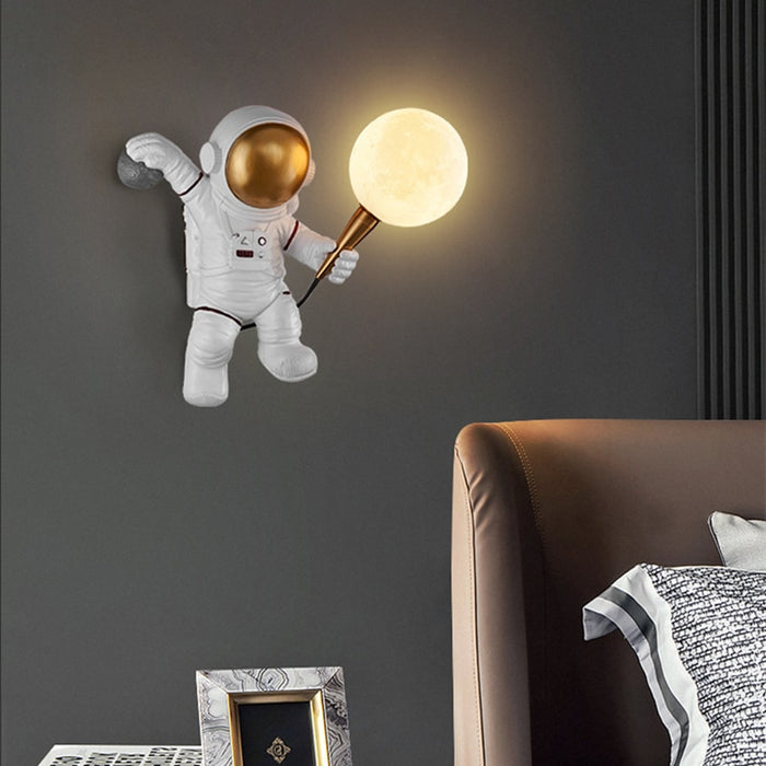 decoramo Nordic LED Astronaut Moon Lamp
