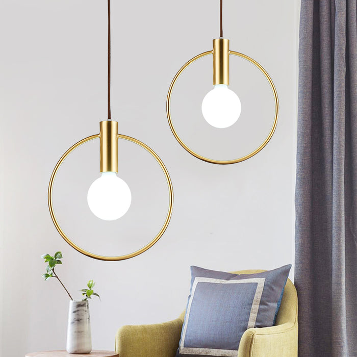 Decoramo Nordic Style Hanging Ring Lights (20-30cm)