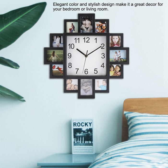 Decoramo Photo Frame Wall Clock Picture Clock