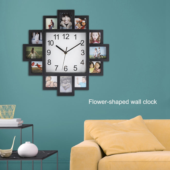 Decoramo Photo Frame Wall Clock Picture Clock