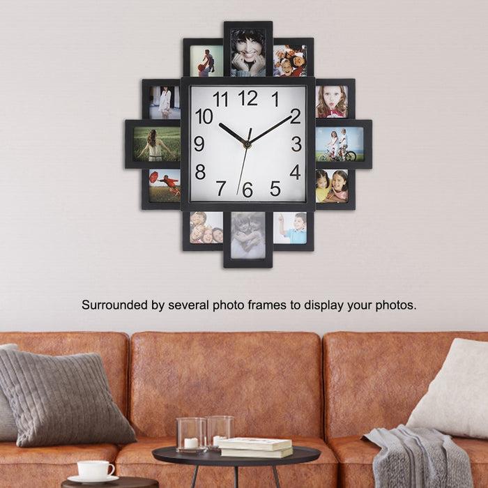 Decoramo Photo Frame Wall Clock Picture Clock