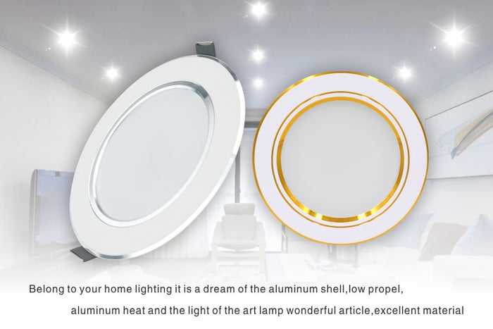 Decoramo Phyllis - Recessed Round LED Ceiling Lamp