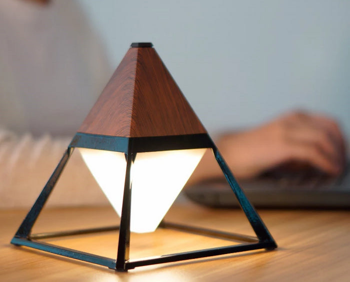 decoramo Pyramid Touch Activated Diamond Lamp