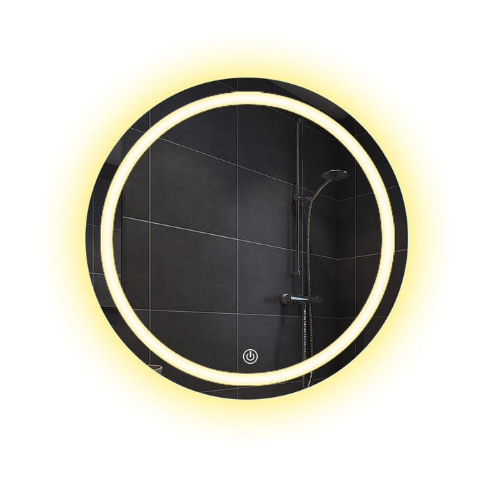 Decoramo Rosetta - LED Light Frame Round Mirror