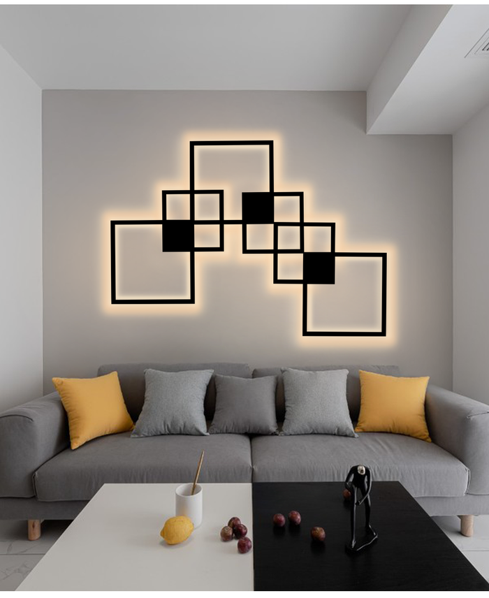 Decoramo Rowley - Square Modern Wall Lamp
