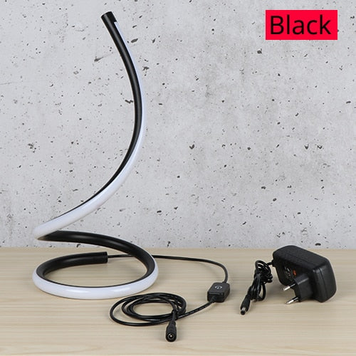 Decoramo Sansa - Dimmable Spiral Desk Lamp