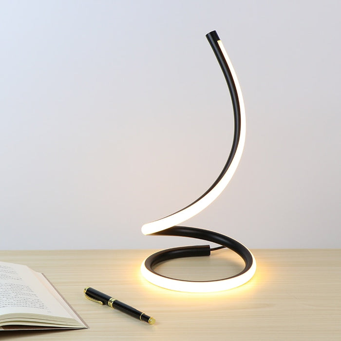 Decoramo Sansa - Dimmable Spiral Desk Lamp