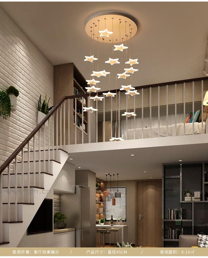 Decoramo Starlight - Hanging Star Chandelier