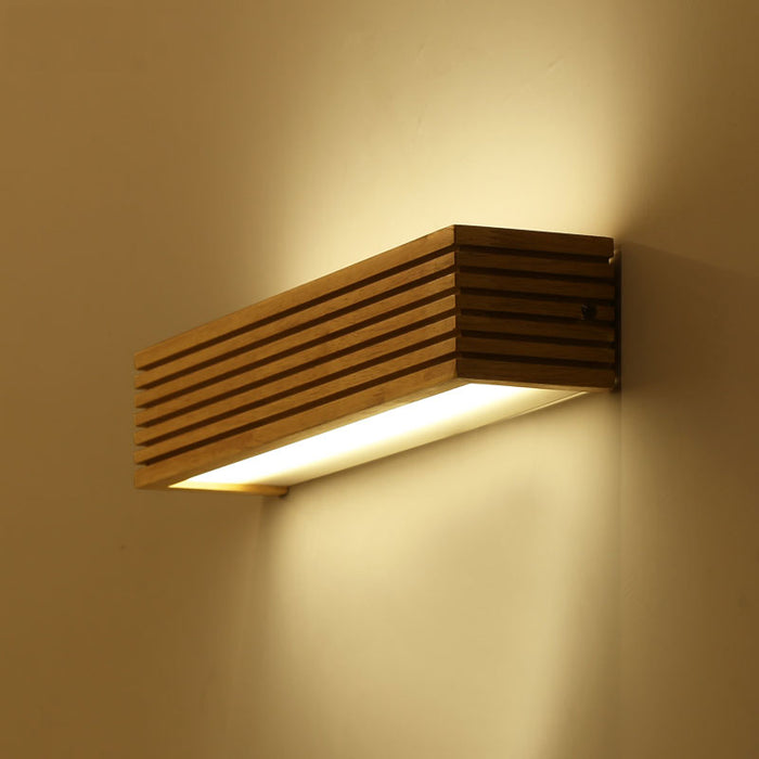 Decoramo Statuto - Modern Nordic Wooden Wall Lamp