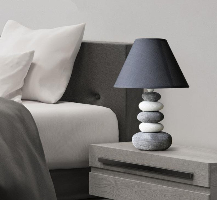 Decoramo Stonia - Modern Ceramic Stone Pile Lamp