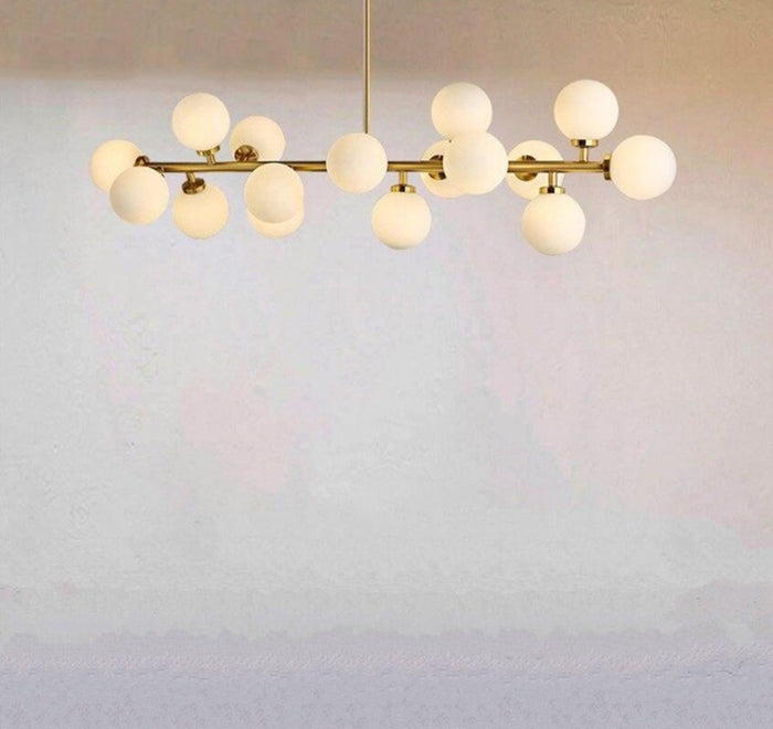 Decoramo Tiny Glass Globes - Modern Chandelier