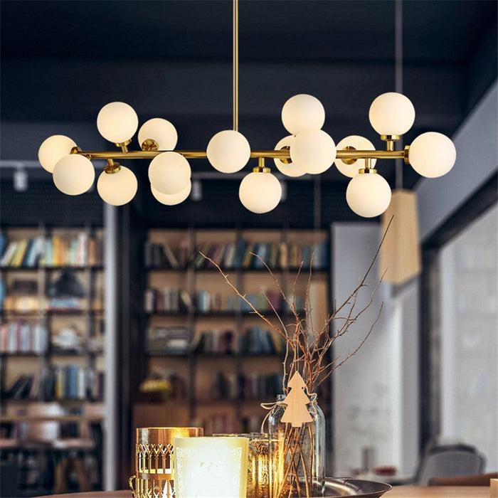 decoramo Tiny Glass Globes - Modern Chandelier