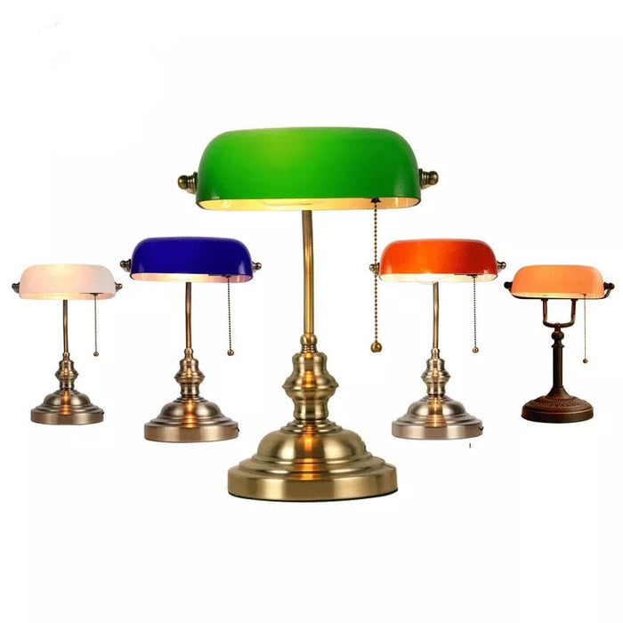 decoramo Vintage Banker Table Lamp on Sale