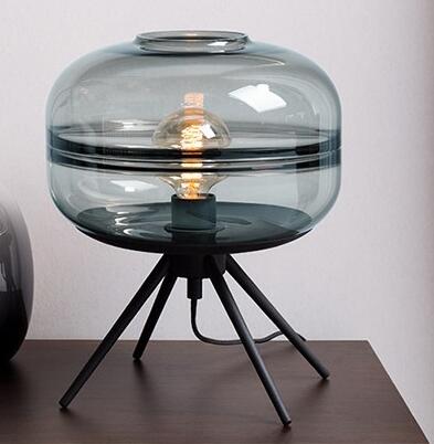 Decoramo Wavelet Blown Glass Table Lamp